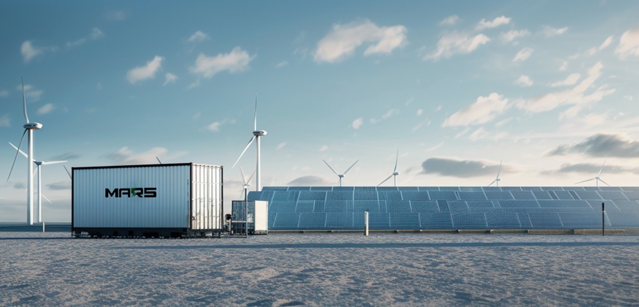 Sistema de almacenamiento de baterías BESS de MARS, sobre el que GES - Global Energy Services lleva a cabo operación y mantenimiento
